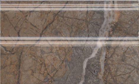 Плинтус Театро коричневый обрезной 15x25