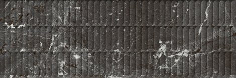 Плитка Тубкаль черный глянцевый Структура обрезной 30x89,5 фото 1