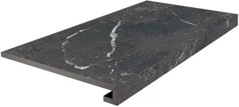 Ступень Тубкаль фронтальная кленая черный матовый обрезной 33x60