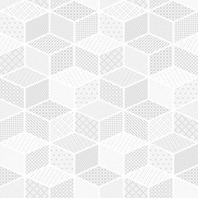 Плитка Тренд 7П напольная белая 40x40