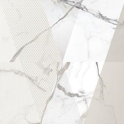 Панно Arabescato Bianco (из 2-х плиток) 63x63
