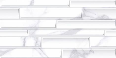 Плитка Calacatta Bianco Bricks rel 31,5x63 фото 1