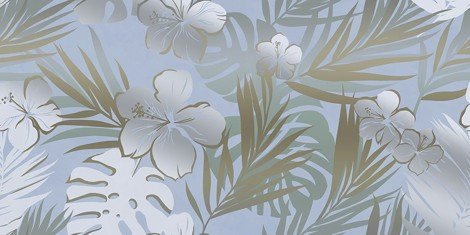 Декор Colores Fiore Celeste 31,5x63
