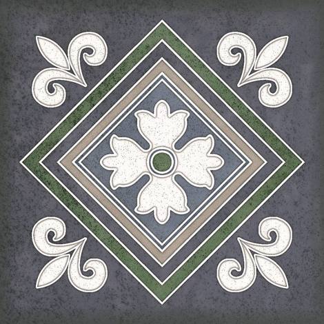 Декор Smalto Decor 2 blu 15x15