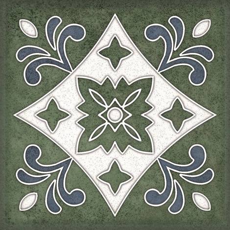 Декор Smalto Decor 3 verde 15x15