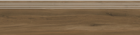 Ступень Alleya Dark Brown/Темно-коричневый Структурированный 30x120