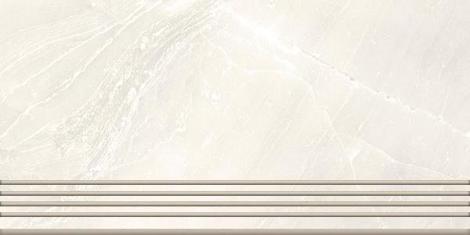 Ступень Canyon White/Белый структурированный 30x60