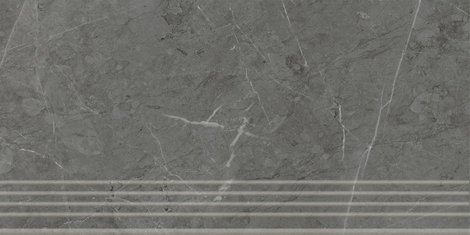 Ступень Skala Dark Grey/Темно-серый Лаппатированный 29,4x60