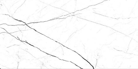 Керамогранит Nero Marquina White Polish 60x120 фото 1