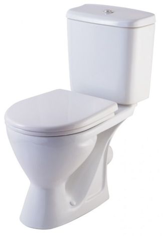 Кировская керамика Rosa Вега Унитаз-компакт, косой выпуск, с сиденьем плавное опускание фото 1