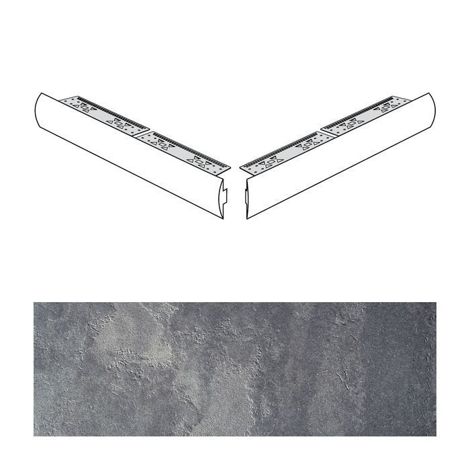 Угол Pietra Lavica Torello Angolo Per Gradino Fuligo 4x60