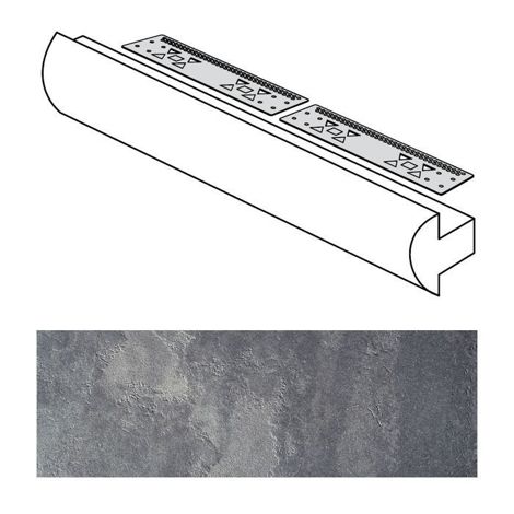 Угол Pietra Lavica Torello Per Gradino Fuligo 4x60