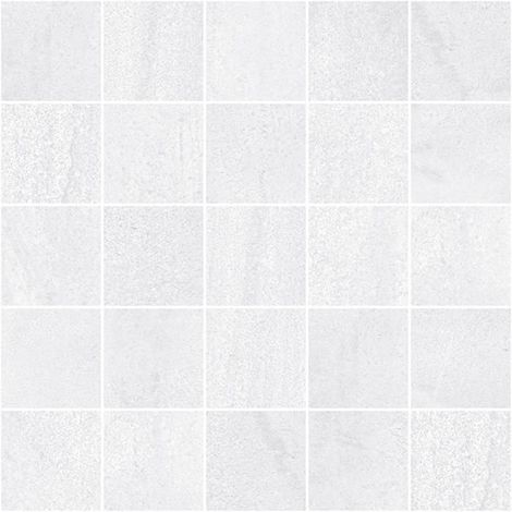 Декор Metallica мозаичный светлый 25x25