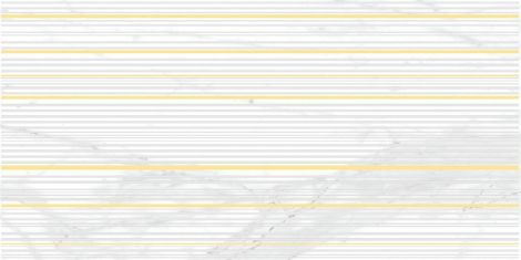 Декор Olimpus Race белый 25x50