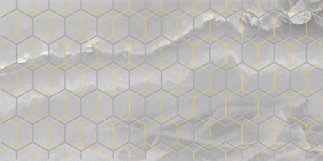 Декор Prime серый 25x50