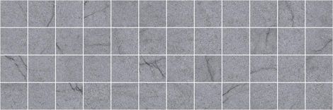 Декор Rock мозаичный серый 20x60