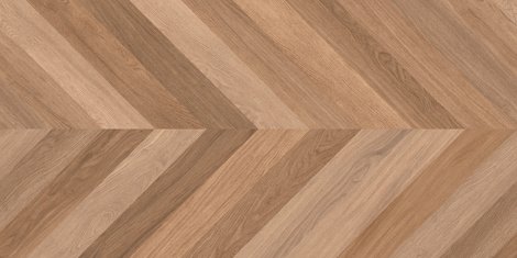 Керамогранит Wood Canarium Chevron M темно-бежевый матовый карвинг 60x120 фото 1