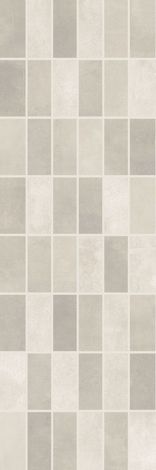Декор Fiori Grigio Мозаика светло-серый 20x60