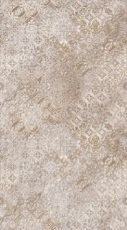 Декор Сумерки бежевый 25x45