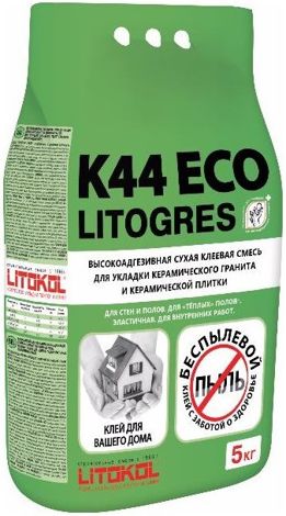 Клей LITOGRES K44 ECO беспылевая (5 кг)