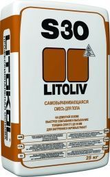 LITOLIV S30 Самовыравнивающаяся смесь для пола 25 кг