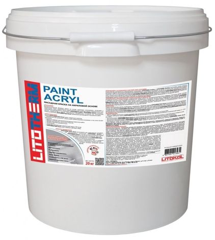 LITOTHERM Paint Acryl Фасадная акриловая краска, колерованная (20 кг)