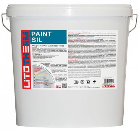 LITOTHERM Paint Sil, Фасадная краска, база А, белый (20 кг)