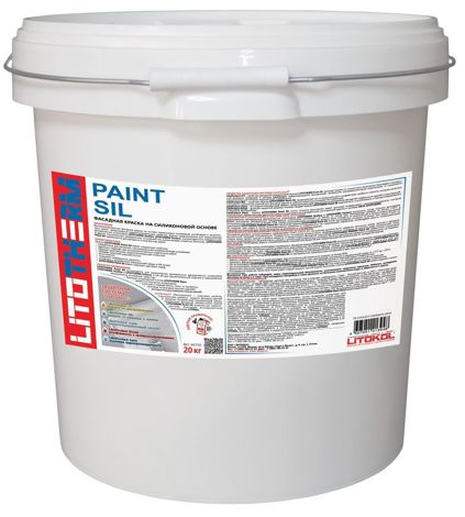 LITOTHERM Paint Sil Фасадная краска на силиконовой основе, белая (20 кг)