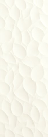 Декор Genesis Leaf White matt rett 35x100