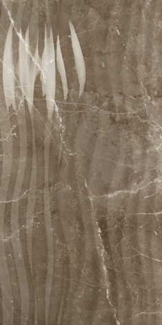 Декор Marble Curl Tortora Shine Rett 35x70
