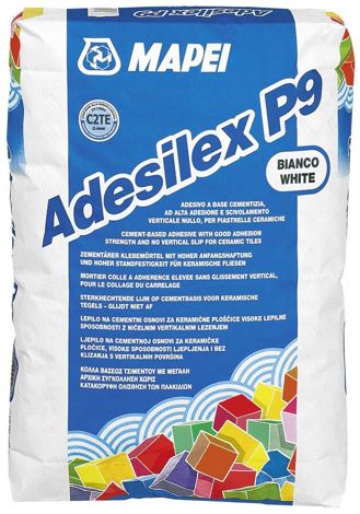 Клей Adesilex P9 Цементный для керамической плитки, белый (25 кг)