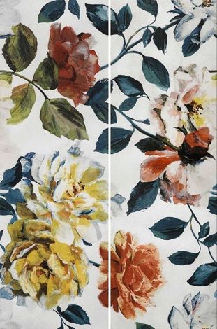 Панно Alchimia Decoro Gipsy White (из 2-х плиток) 120x180