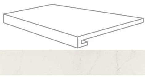 Ступень Allmarble Altissimo Lux 32,5x116