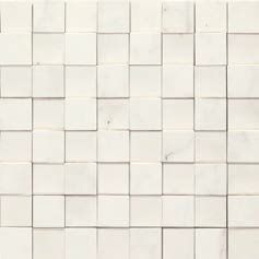 Мозаика Allmarble Mosaico Statuario 3D Nat - Lux