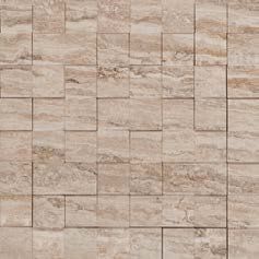 Мозаика Allmarble Mosaico Travertino 3D Nat - Lux