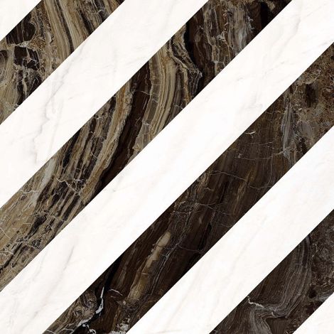 Декор Allmarble Rif. Lasa - Raffaello - Frappuccino Decoro Lux rett 60x60
