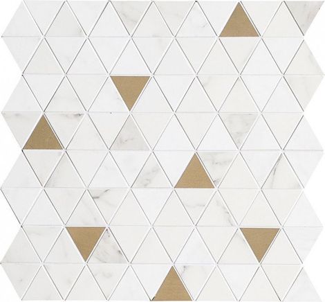 Мозаика Allmarble Wall Mosaico Statuario Tria Satin