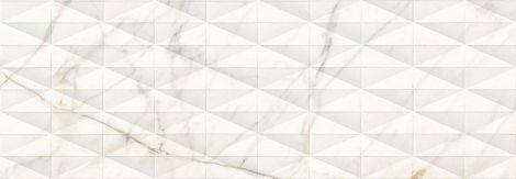 Плитка Allmarble Wall Struttura Pave 3D Golden White Satin 40x120