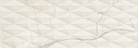Плитка Allmarble Wall Struttura Pave 3D Statuario Satin 40x120
