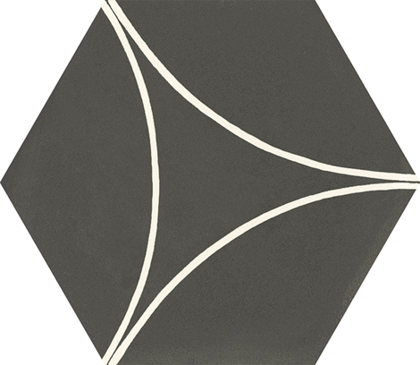 Декор Cementum Decoro Arco Carbon 18,2x21