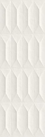 Плитка Colorplay Struttura Cabochon 3D Rett White 30x90