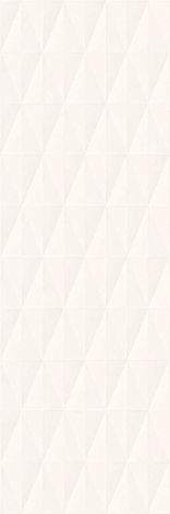 Плитка Eclettica Struttura Diamond 3D White 40x120