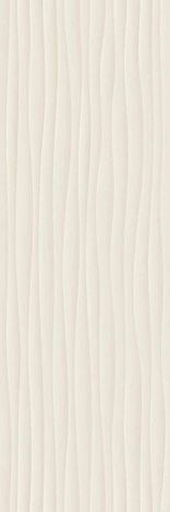 Плитка Eclettica Struttura Wave 3D Cream 40x120
