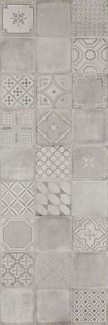 Плитка Materika Decoro Cementine Grigio 40x120
