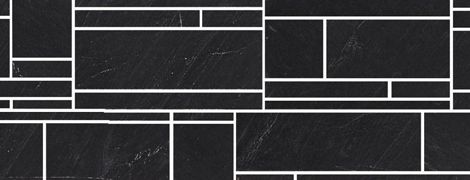 Декор Mystone Lavagna Muretto Nero 30x60