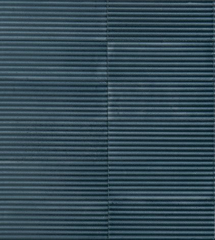 Керамогранит Rice Blu Struttura Pleat 3D Lux 7,5x20