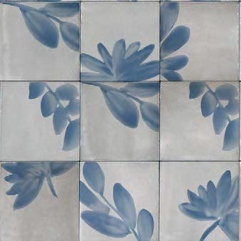 Керамогранит Rice Grigio Decoro Blossom Lux 15x15
