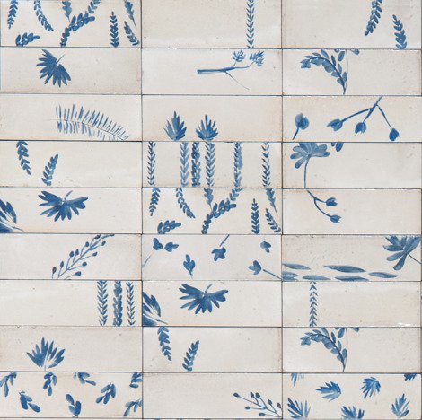 Керамогранит Rice Natural Decoro Leaf Lux 5x15