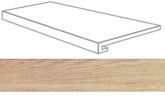 Ступень Treverk Beige Gradone 32,5x120