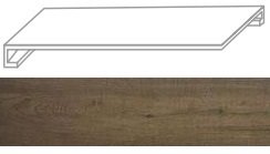 Ступень Treverkhome Quercia Angolare DX 32,5x120